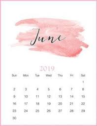Watercolor 2019 Monthly Printable Calendar Con Imagenes Calendario Para Imprimir Gratis Calendario Para Imprimir Calendario