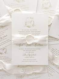 Silk Ribbon And Wax Seal Wrapped Wedding Invitation Custom Wedding Stationery Wedding Stationery Wedding Stationery Design