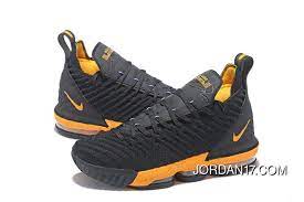 The black hot lava lebron 16 is scheduled to release may 24, 2019 on snkrs and select retail this lebron 16 pays homage to lebron 's business team which comprises lebron himself, rich on the tongue is yellow lion logo backgrounded by varsity royal. 2018 Nike Lebron 16 Black Yellow Womens Mens Basketball Shoes New Release Lebron Shoes Sneakers Nike Basketball Shoes