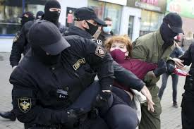 Hundreds of women arrested at protest in belarus women have become the face of the protests against president aleksandr lukashenko, and his police force rounded up more than 300 participants in a. Belarusian Police Arrest 200 Women At Opposition Protest Central Fife Times