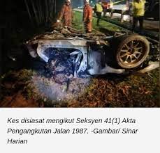 Katanya, kes disiasat mengikut seksyen 41(1) akta pengangkutan jalan 1987 dan orang ramai yang menyaksikan kejadian diminta tampil bagi membantu siasatan. Dua Maut Nissan Fairlady Terbabas Info Bencana Pahang Dan Luar Pahang Facebook