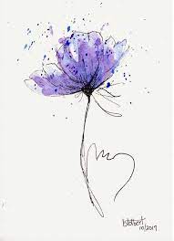 Blumen zeichnen schritt für schritt. Blume Zeichnen Lernen Zeichnen Mit Bleistift Lila Blume Zum Nachmalen Fur Anfanger Blumen Zeichnen Aquarellkunstgemalde Zeichnen Mit Bleistift
