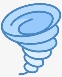 Curve the line down to form the sides of this first tier of the tornado. A Drawing Indicating A Tornado Tornado 1600x1600 Png Download Pngkit