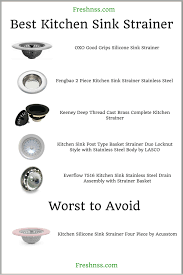 9 best kitchen sink strainer, plus 1 to