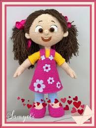 Samyelinin Orguleri Niloya Amigurumi Oyuncak Bebek Orme Bebekler Orgu