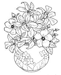 Beautiful Flower Vase Printable Flower Coloring Pages Flower Coloring Pages Designs Coloring Books
