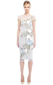 Chantilly Lace Cocktail Dress With 3d Silk Ribbon Roses Cocktail Dress Lace Dresses Cocktail Dress