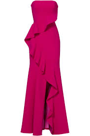 Jay Godfrey Fuchsia Torres Gown Fuschia Dress Fuschia Pink Dress Fuchsia Dress