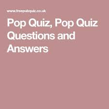 Ask questions and get answers from people sharing their experience with ozempic. Pop Quiz Pop Quiz Questions And Answers Pop Quiz Quiz Pop Music Quiz