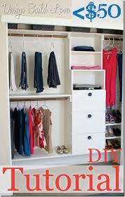 20 Easy Diy Closet Organization Ideas On A Budget Closet Kits Build A Closet Closet Organization Diy