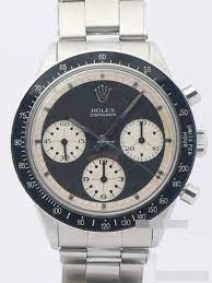 Paul newman started wearing a rolex daytona with an exotic dial in the early 1970s, about the same time he transitioned to professional race car driving. Rolex Daytona Paul Newman 6241 Rolex Reference Ref Id 6241 Watch At Chrono24