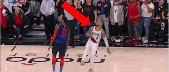 Lillard, who scored 50 points on the night, was cool afterward, waving the thunder off the court as his teammates rushed the court and the. Damian Lillard Hits Game Winner Over The Oklahoma City Thunder The Daily Caller