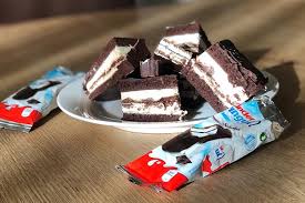 1, tortenboden (biskuit), hell, 3 schichten ; Rezept Kinder Pingui Gesund Leicht Lecker Fitness At