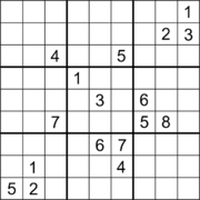 Four levels from easy to evil. Mathematics Of Sudoku Wikipedia