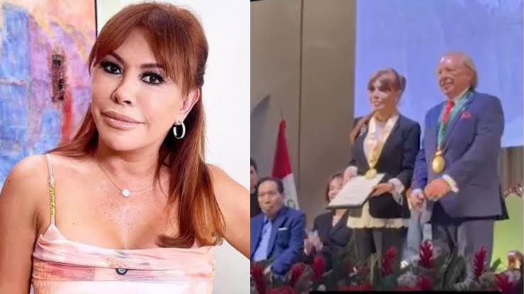 Magaly Medina es homenajeada por la Municipalidad de La Molina: “Acepto  esta condecoración con humildad”