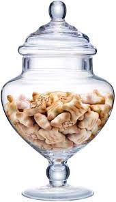 Decorative glass candle jar with wooden lid scented candle jar container glass candle holder. Amazon Com Diamond Star Clear Glass Apothecary Jars Candy Buffet Display Elegant Storage Jar Decorative Wedding Candy Organizer Canisters Height 9 Body 5 Home Improvement