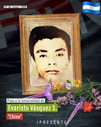 🇳🇮❤️🖤 El 7 de mayo de 1985, luchando contra los mercenarios de la  contrarrevolución en el Municipio de Siuna, perdió la vida Evaristo Vásquez  Sánchez, conocido como "Chino", quien era Sub-Comandante del