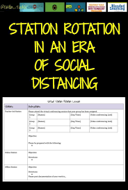 Station Rotation In An Era Of Social Distancing Blended Learning Learning Stations Personalized Learning