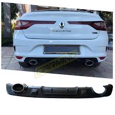 Sedan, 4 doors, 5 seats. Roxform Renault Megane 4 Sedan Rear Bumper Diffuser Black Plastic Bumpers Aliexpress
