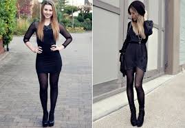 How To Wear A Little Black Dress This Winter Little Black Dress Black Dress Trending Dresses