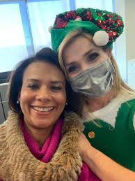 Karen Rogers is the best. Every year she goes all out, bringing treats and  cheer through the newsroom. If it looks like we're family and really love  each other it's probably because