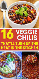 16 Hearty Vegetarian Chili Recipes Vegetarian Chili Recipe Spicy Vegetarian Chili Vegetarian Chili