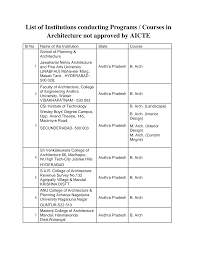 Yale course search is the official resource for viewing course offerings at yale university. Http Www Aicte India Org Downloads Architecture Unapproved 191112 Pdf