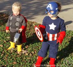 And you will love how easy they are to make. Diy Captain America Thor Costumes The Scrap Shoppe