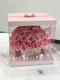 Always And Forever Flower Shop Decor Box Roses Flower Arrangements