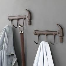 Stainless steel kitchen wall shelves ukrainian easter basket. Home Garden Details About Retro Iron Hammer Wrench Shape Coat Stuff Keys Holder Hook Rack Wall Mounted Household Supplies Cleaning