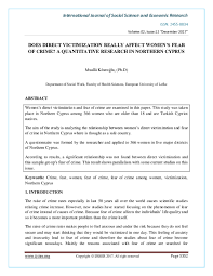 Haa tengok tajuk pun dah tau kan aku nak cerita pasal apa. Fear Of Crime And Gender Research Papers Academia Edu
