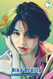 Nike ardilla lahir di bandung tanggal 27 desember 1975 dari pasangan r.eddy kusnadi dan nining ningsihrat.sejak kecil sudah mengawali ka. Nike Ardilla In Vector And Wpap By Obiy Shinichiart