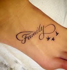 Family tattoos are also a great way to pay tribute to deceased family members, and to keep them forever in your memory and close to you. Pin By Lydia Aus Delme On Tattoos Foot Tattoos Temporary Tattoo Designs Family Tattoos