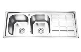 It is made with 16 or 18 gauge stainless steel. Newest Stainless Steel Double Bowl Kitchen Sink China Double Bowl Kitchen Sink Stainless Steel Sink Made In China Com