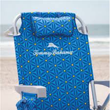 Tommy Bahama 5 Position Blue Yellow Beach Chair Walmart Com Walmart Com