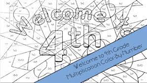 Usually, children in grade 4 going upwards have begun studying many multiplication topics, including multiple digits. 4th Grade Multiplication Color By Number Worksheets Teaching Resources Tpt
