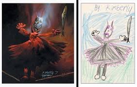 This is a redraw from an older idea i did way back when i started my youtube channel back in 2009. Children S Drawings Painted Realistically Childrens Drawings Drawings Realistic Paintings
