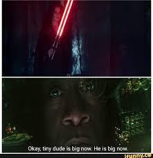 Okay Tiny Dude Is Big Now He Is Big N Ow Ifunny Funny Star Wars Memes Star Wars Humor Star Wars Memes