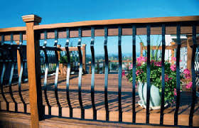 Deck railings can be anything from simply functional to amazing designs that really make the deck pop. Wood Deck Railing Wood Railings Outdoor Railings Redwood And Cedar Railing