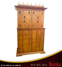 We are selling wooden poojacabinets,wooden statues,god statues, fresh flowers and garland and. Singhe Furnitures Teak Pooja Cupboard The Perfect Piece Of Furniture To Make Any Corner Of The Household It Adorns Visually Resplendent This Wooden Decorated Mandir Gives A Spiritual Beauty To Your