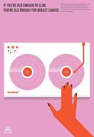 Women are more likely to develop breast cancer than men. Breast Cancer Foundation Campaign Coming Of Age On Behance
