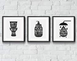 Vintage wall art gift, shaving bathroom wall decor, masculine bathroom poster featuring a colgate shaving soap ad. Bathroom Wall Decor Bathroom Wall Art Bathroom Signs Wall Etsy