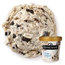 A chocolate cookie crumb crust gets a rich sweet fudgy filling and a layer of peppermint ice cream for a frozen dessert especially for mint lovers. Cookies N Cream Frozen Yogurt Udf