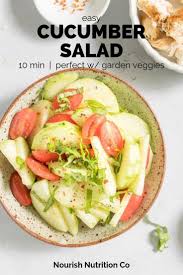 Easy Cucumber Salad Recipe Side Salad Recipes Easy Healthy Recipes Easy Salad Recipes