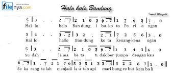 C g c mari bung rebut kembali. Halo Halo Bandung Not Angka Not Balok Lirik Chord Filenya