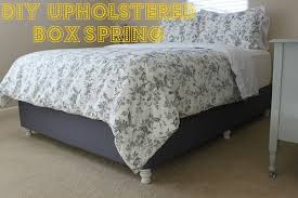 D I Y Tutorials Upholstered Bedframes Upholstered Box Springs Box Spring Bed Box Spring Bed Frame
