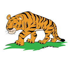 How To Draw A Cartoon Tiger In A Few Easy Steps Easy Drawing Guides Cartoon Tiger Tiger Painting Easy Drawings