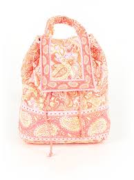 Details About Vera Bradley Women Pink Backpack One Size