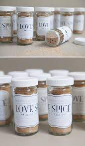 21 Wedding Favors Your Guests Will Actually Use Homemade Wedding Favors Spice Wedding Favors Creative Wedding Favors
