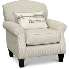 Traditional Farmhouse Striped Accent Chair Caitlin In 2020 Stripe Accent Chair Chair Accent Chairs